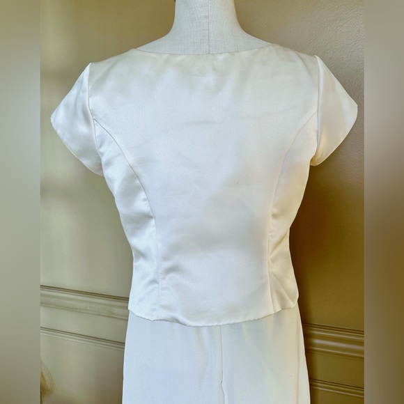 Vintage Nu Mode white pant suit size 8 - Picture 6 of 14